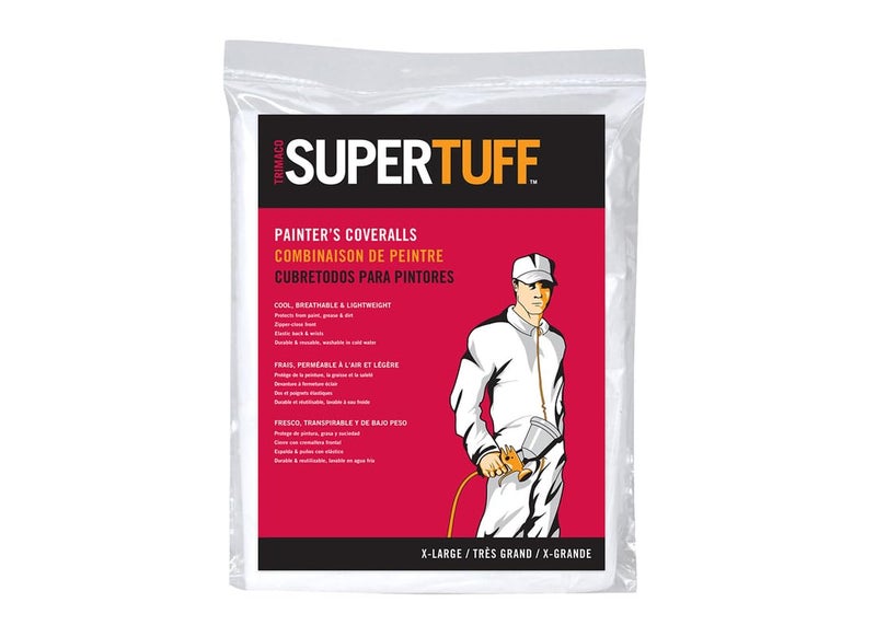 Trimaco SuperTuff Polypropylene Coverall, X-Large, White - Image 4